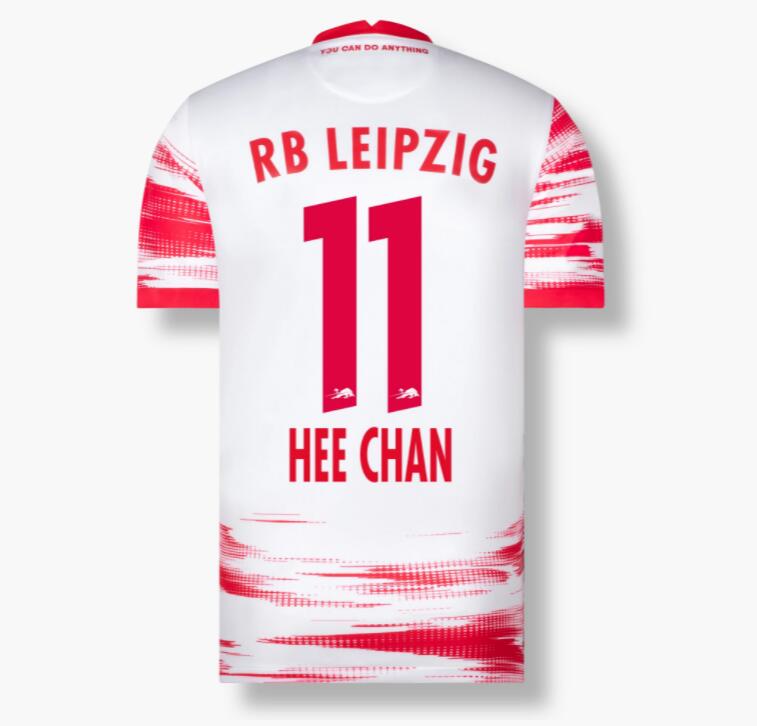 2021/22 RB Leipzig Home Kit Soccer Jersey HEE CHAN 11 printing